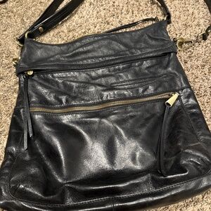 Hobo black crossbody purse